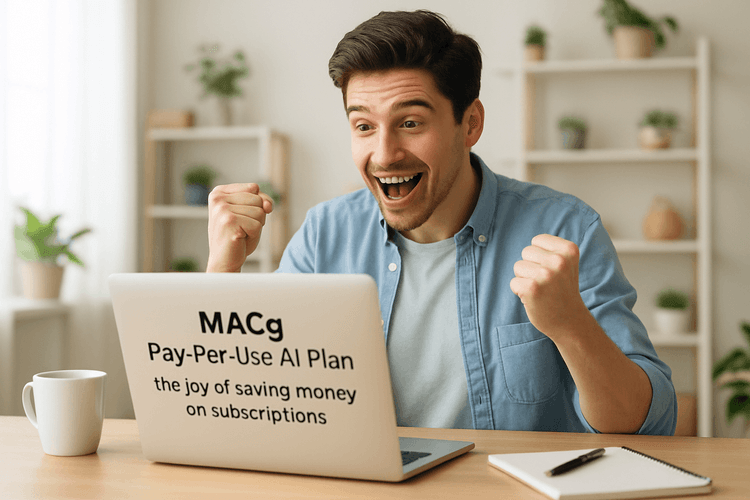 MACg Pay-Per-Use (Pay-As-You-Go) Plan for freelancers, students, researchers, and businesses